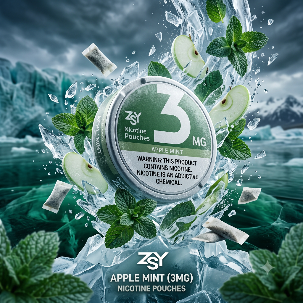 Apple Mint Nicotine Pouches（Apple Mint 3mg） hover
