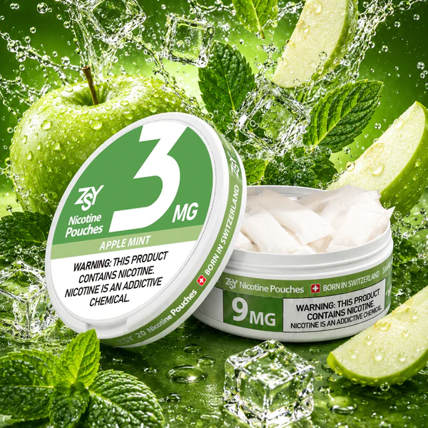 Apple Mint Nicotine Pouches（Apple Mint 3mg）